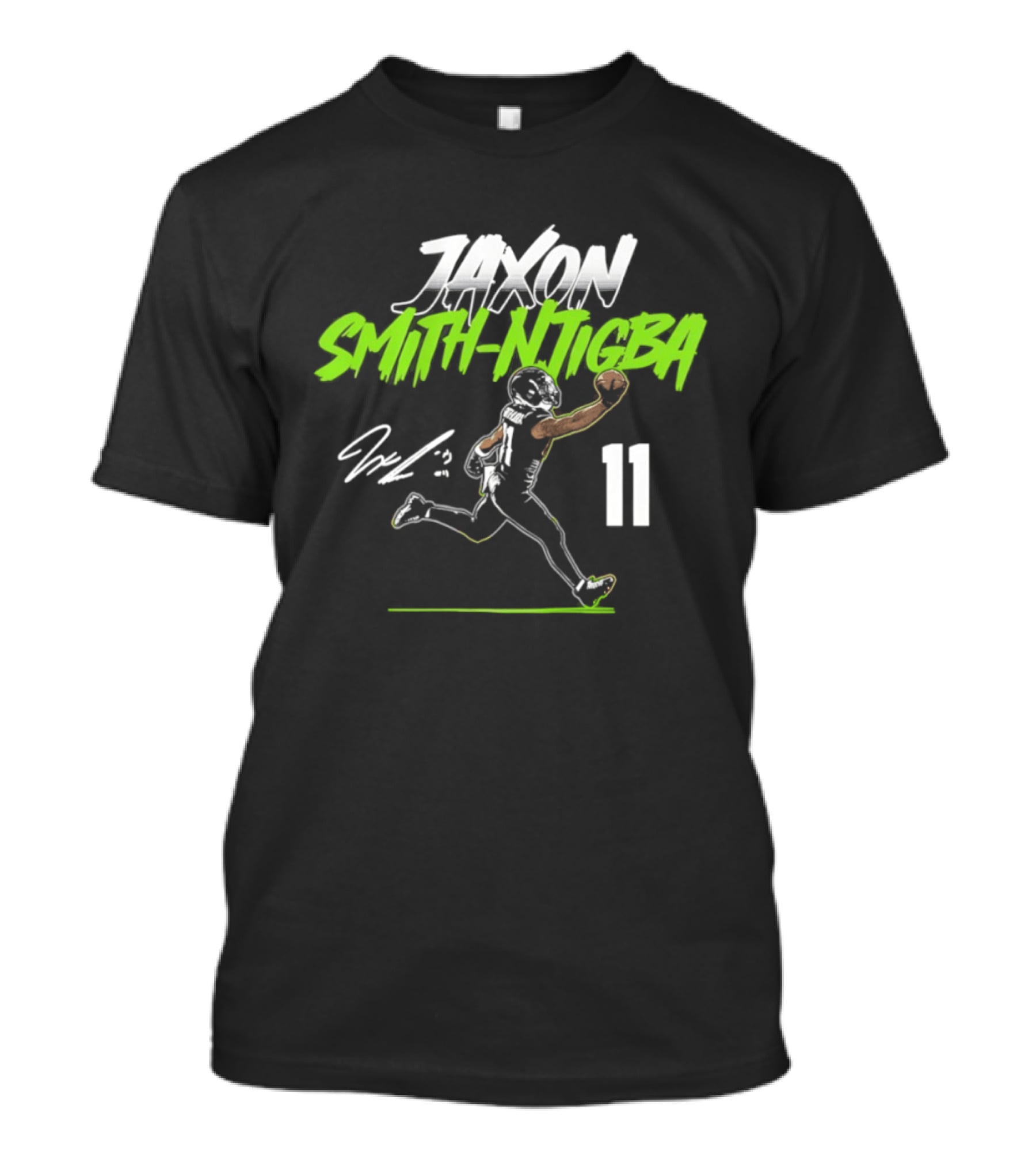 Jaxon Smith Njigba 11 Seahawks Player Pose 2026 T-Shirt