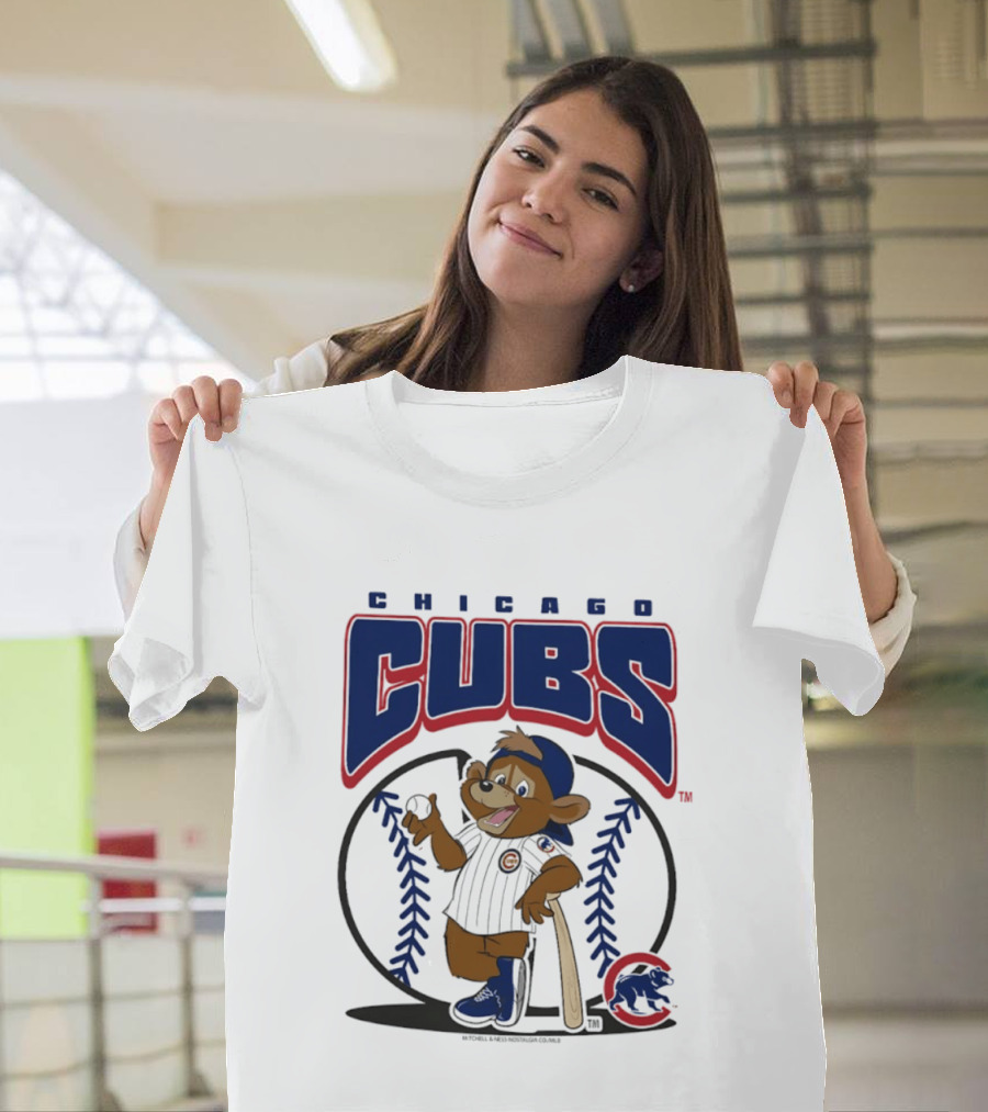 Chicago Cubs Clark The Cub MLB Baseball Character Logo 2026 T-Shirt