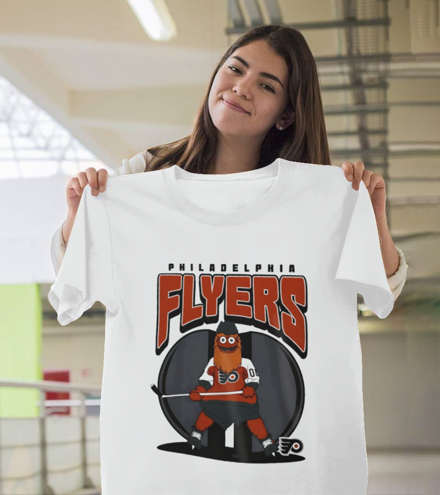 Philadelphia Flyers Gritty Mania NHL 2026 Hockey Mascot Fan Gear T-Shirt