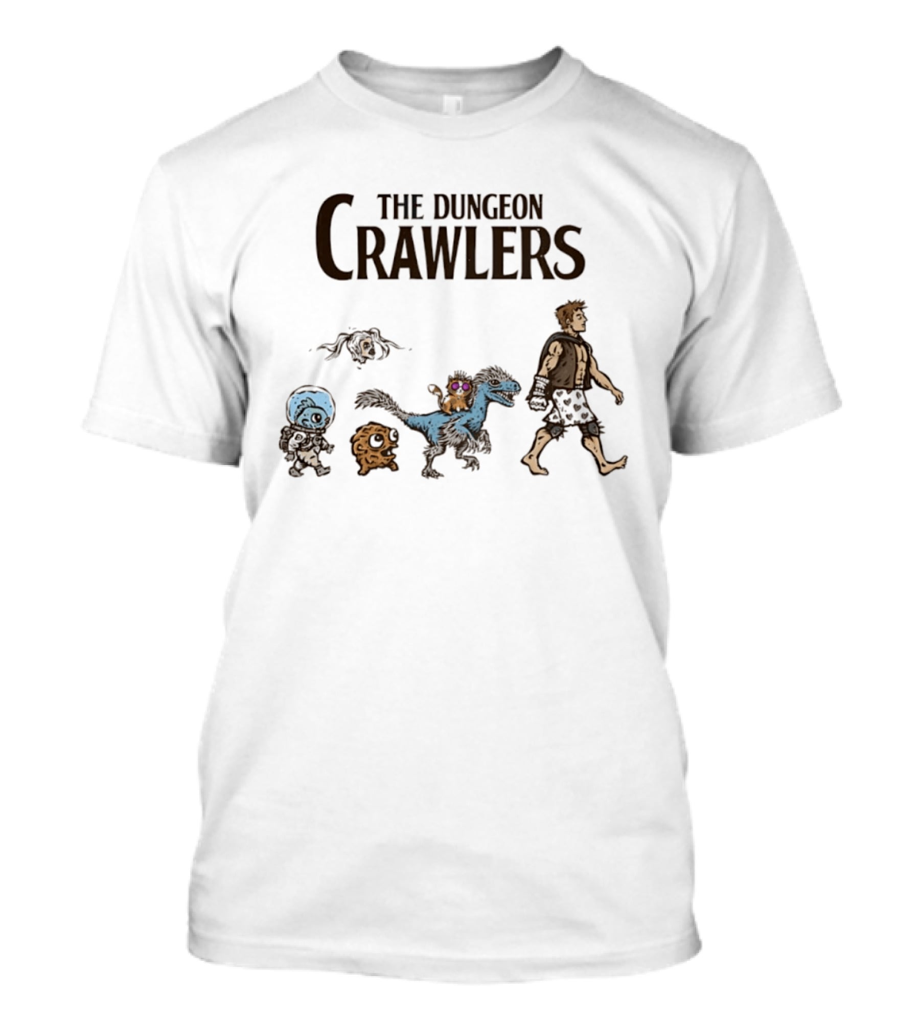 The Dungeon Crawlers Adventure Creatures And Characters T-Shirt