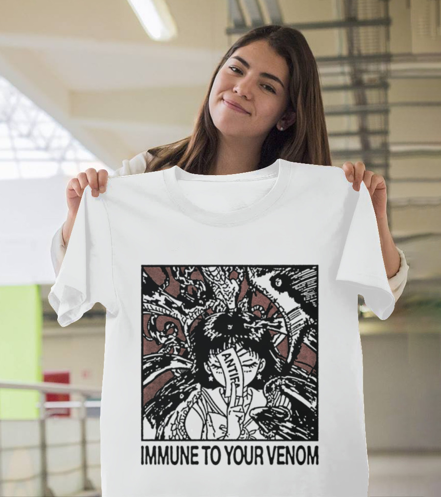 Antifa Immune To Your Venom Antifascist T-Shirt