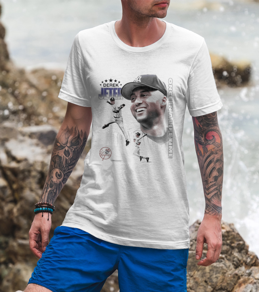 Derek Jeter New York Yankees Once In A Lifetime Baseball Legend T-Shirt