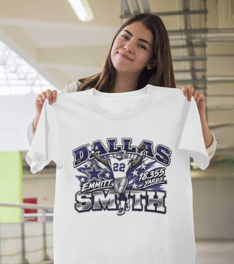 Dallas Emmitt Smith 22 Cheer Legacy T-Shirt