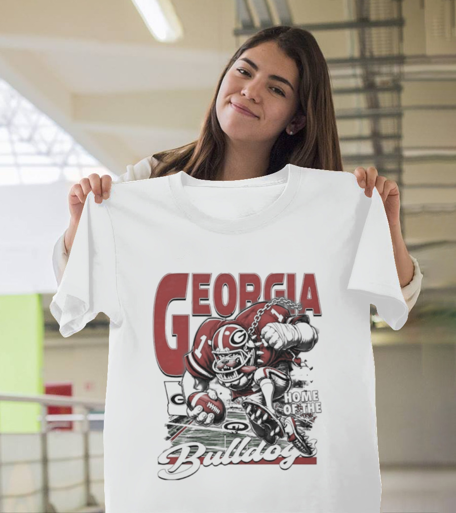 Georgia Bulldogs Home Of The Football Bulldogs T-Shirt