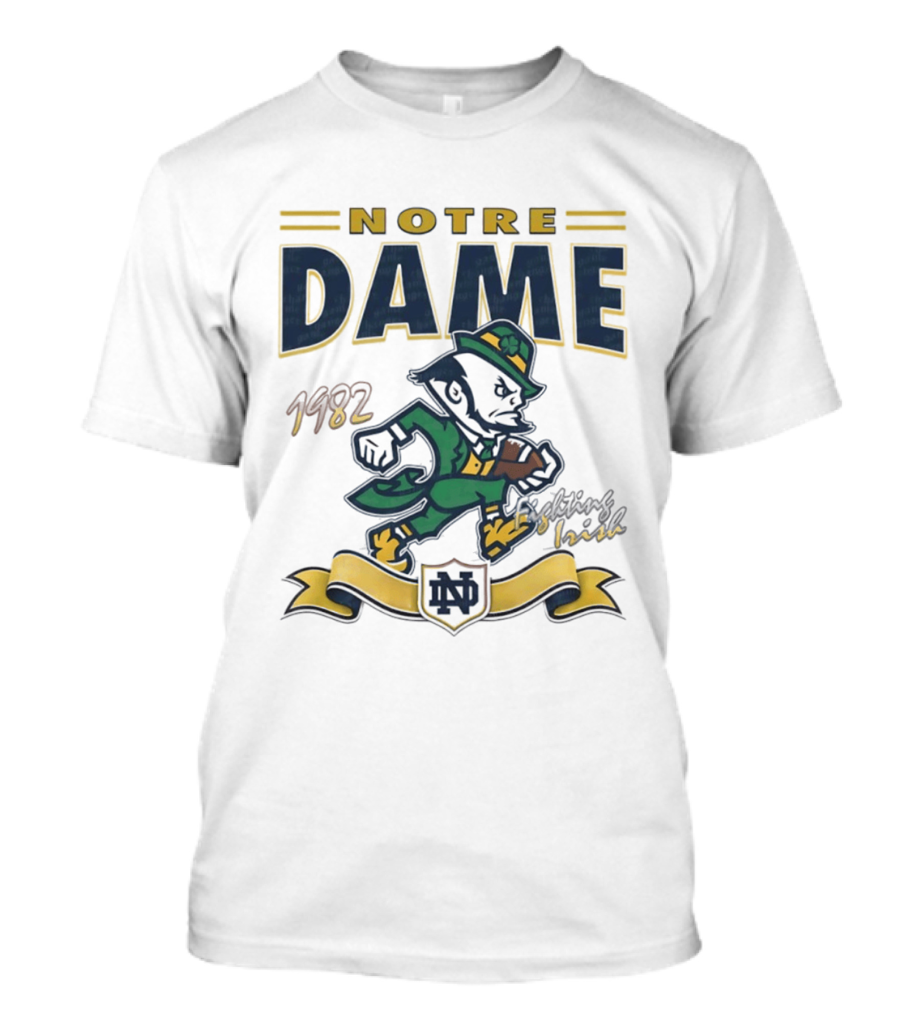 Notre Dame 1982 Fighting Irish Vintage Leprechaun T-Shirt