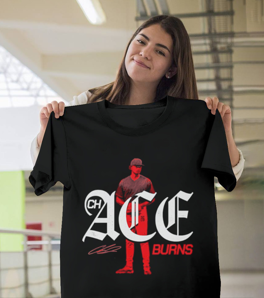 ChACE Burns Cincinnati Reds Chase Burns Baseball Player T-Shirt
