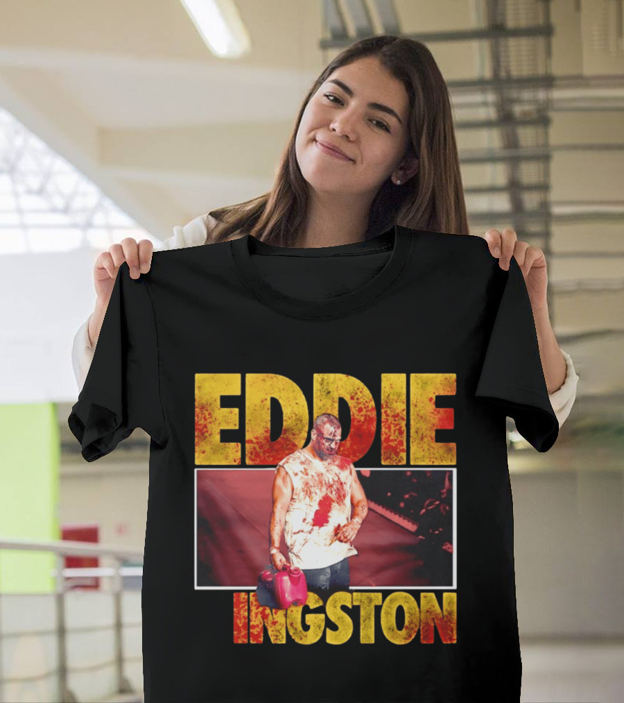 Eddie Kingston Bloody Gas Can Wrestler Image T-Shirt