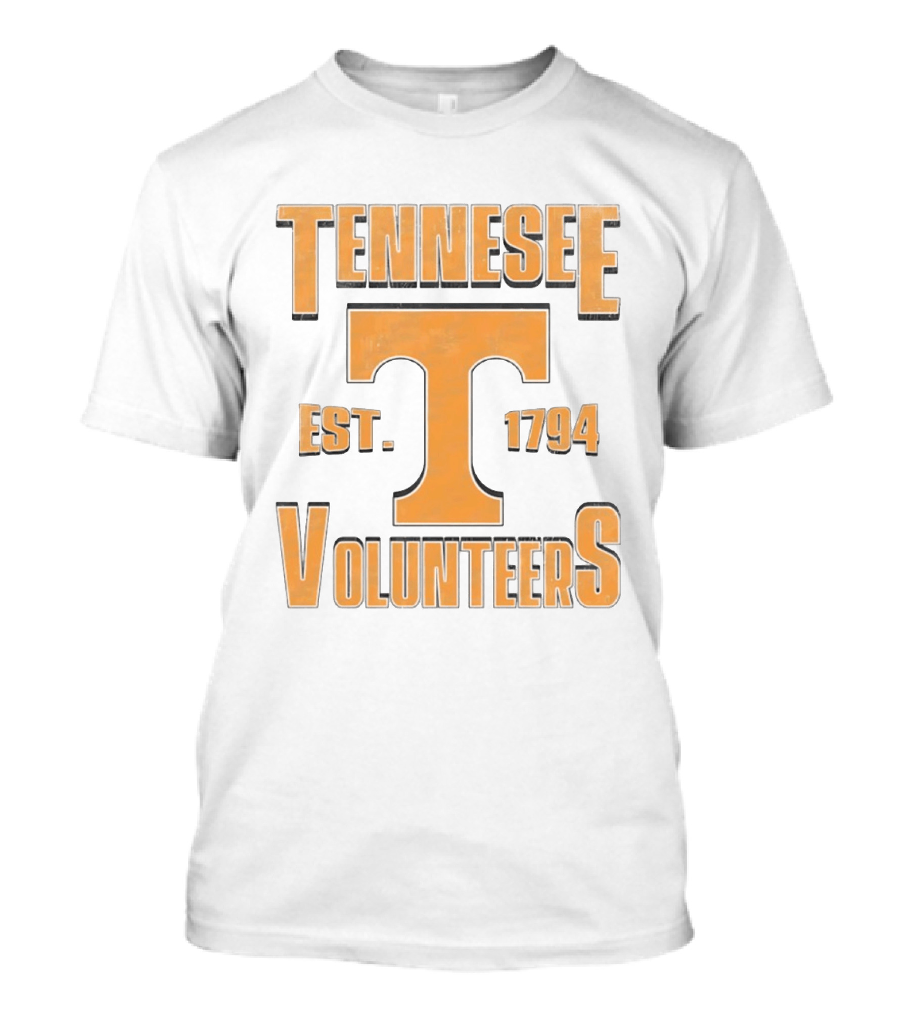 Tennessee Volunteers Est 1794 NCAA College Football Bold Orange T T-Shirt