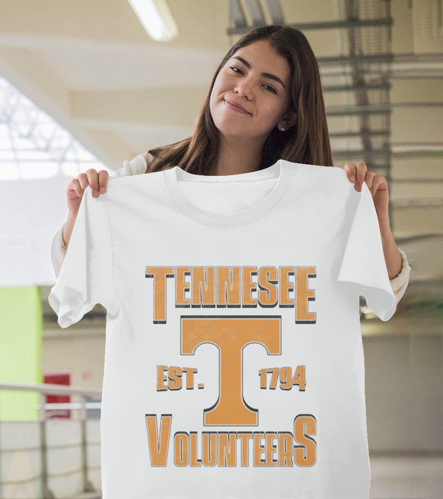 Tennessee Volunteers Est 1794 NCAA College Football Bold Orange T T-Shirt