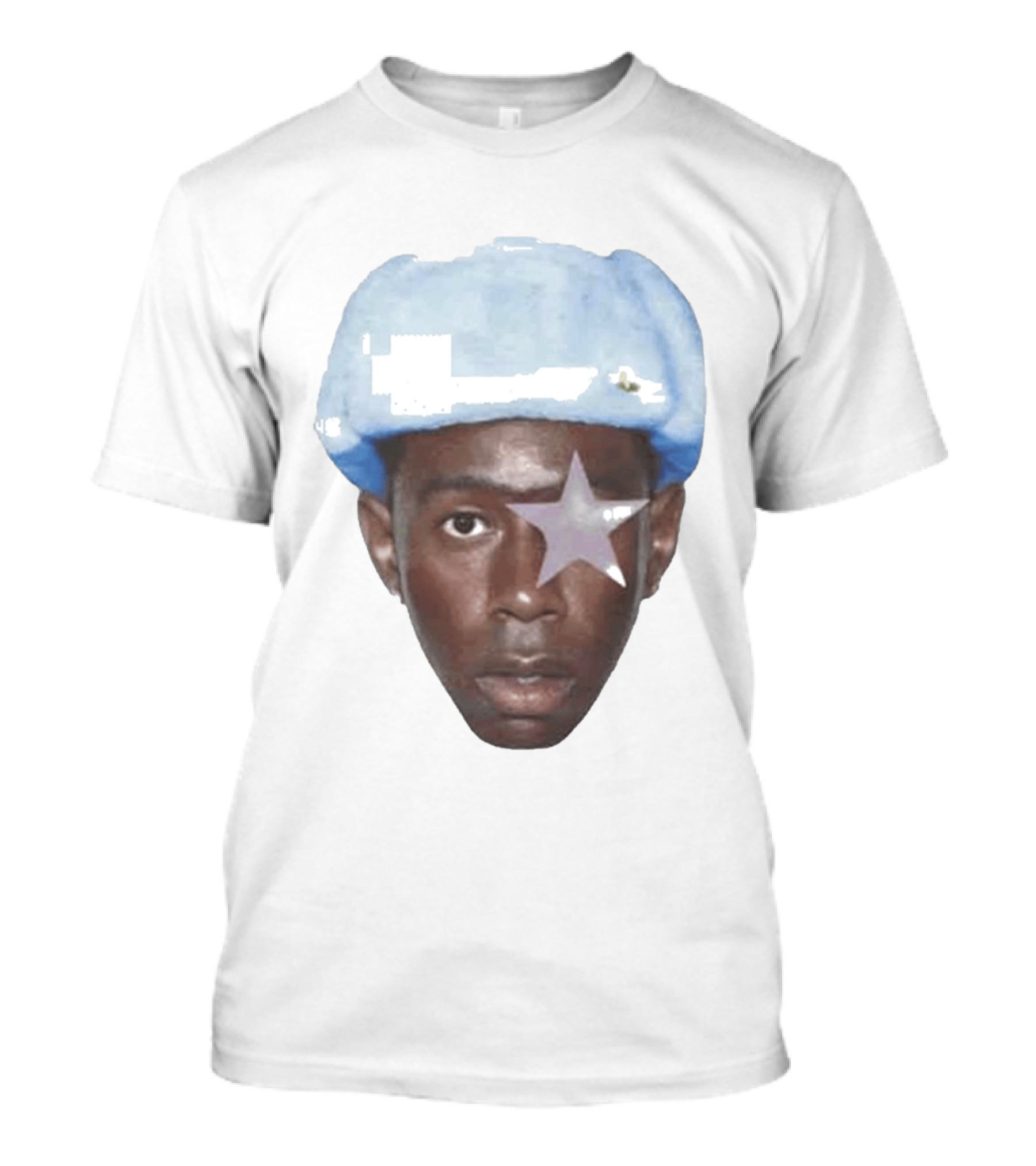 Tyler The Creator Starboy Surreal Blue Hat Star Eye T-Shirt