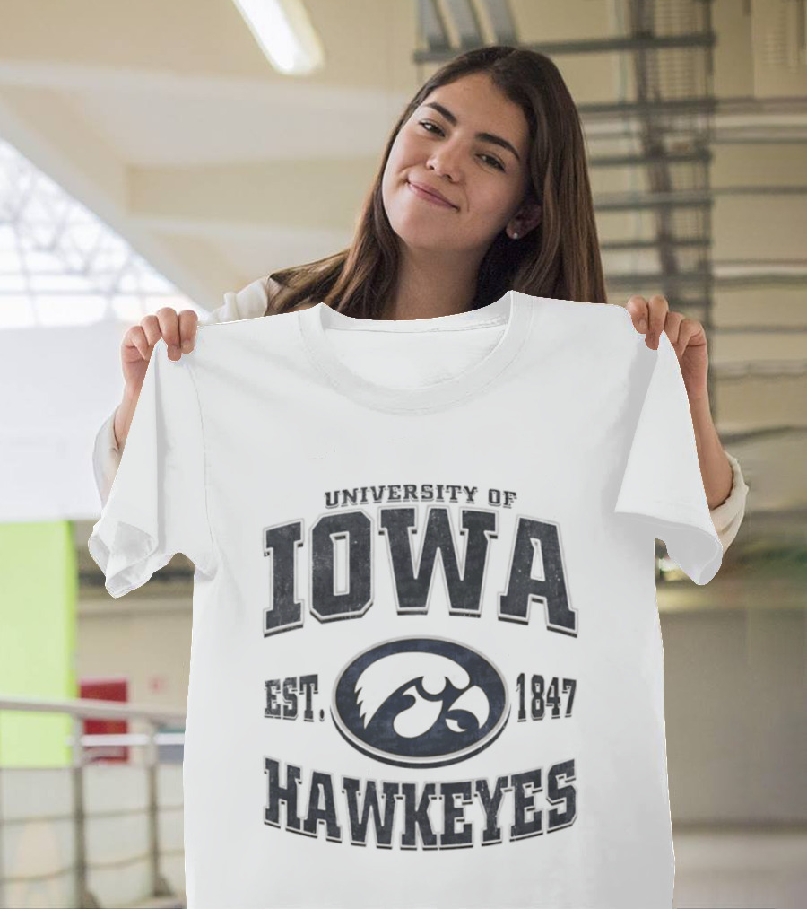 University Of Iowa Hawkeyes Est 1847 T-Shirt