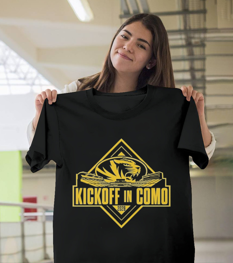 Kickoff In COMO Missouri Tigers Football Event T-Shirt