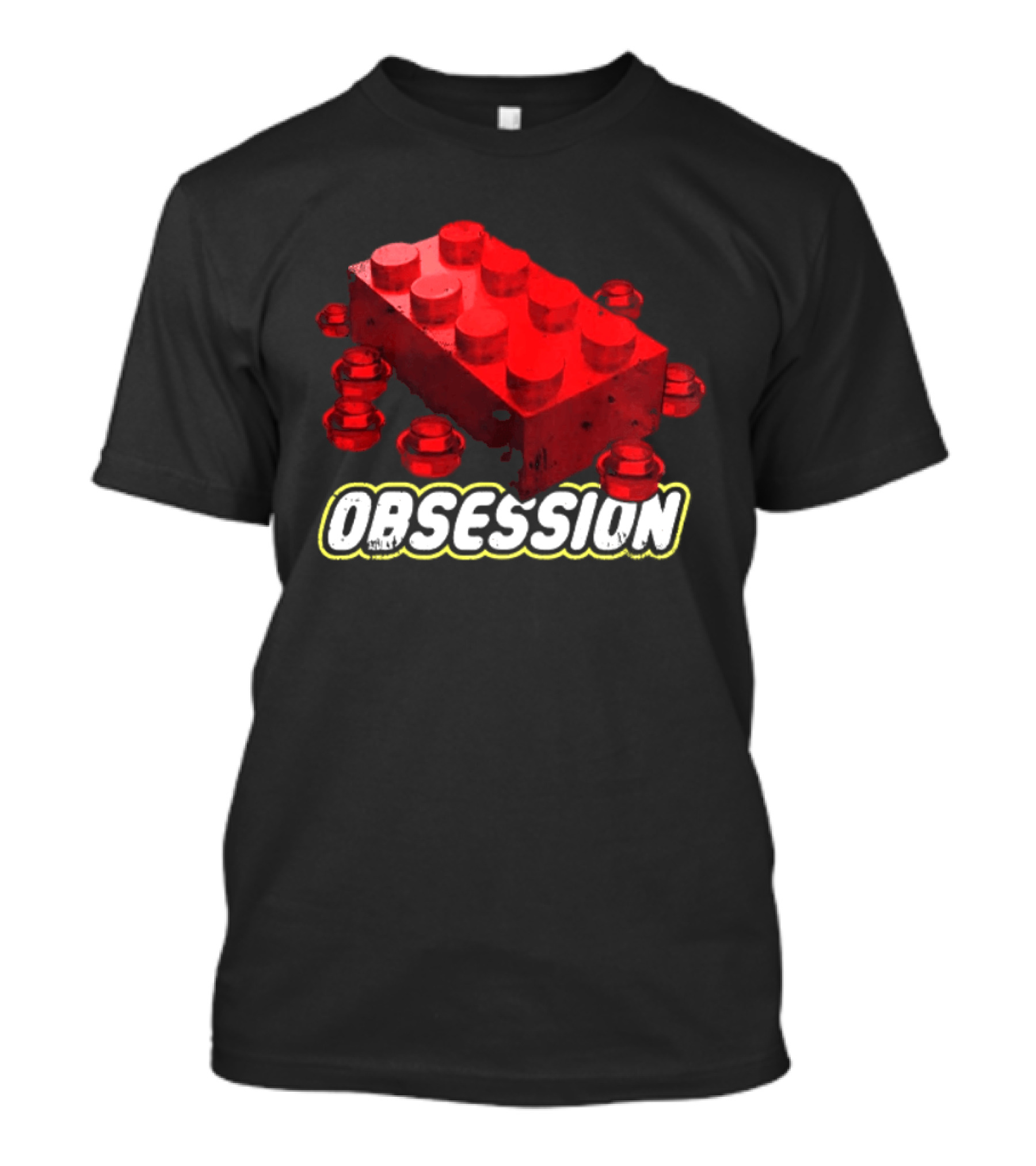 Obsession Red Building Block Toy T-Shirt