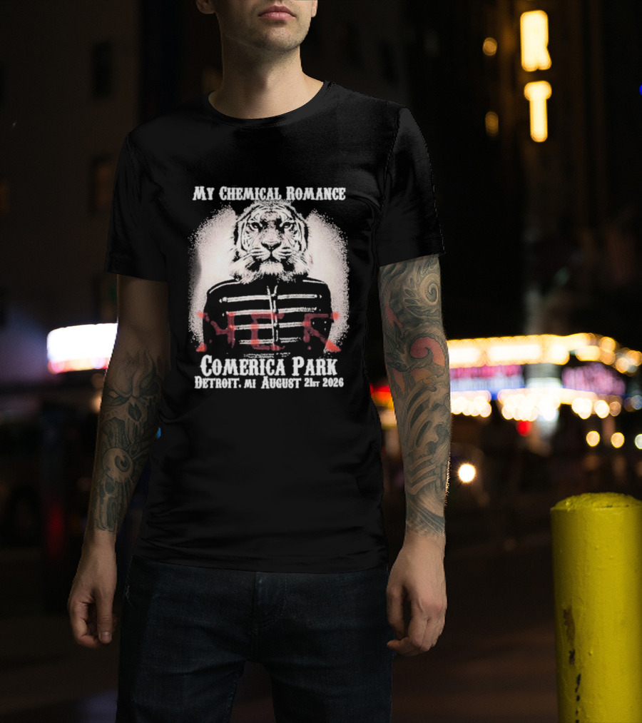 My Chemical Romance MCR Comerica Park Detroit MI August 21 2026 T-Shirt
