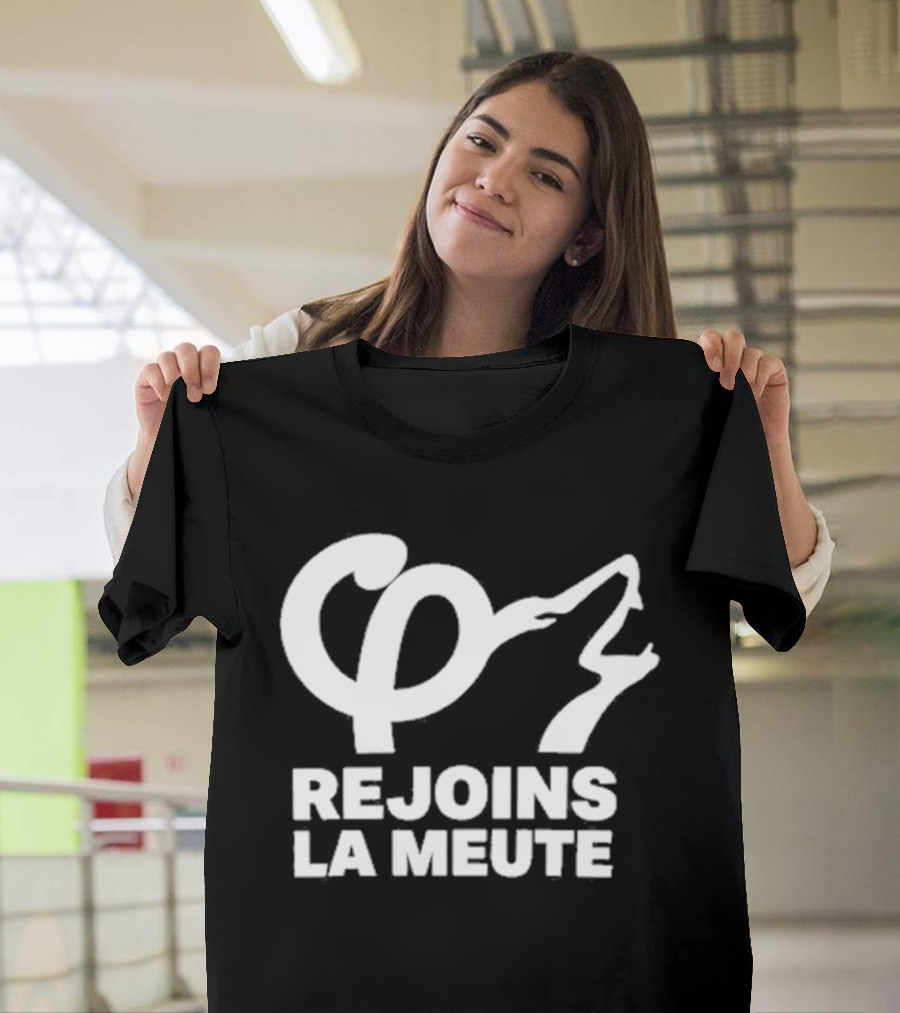 Rejoins La Meute Wolf Call Bold White T-Shirt