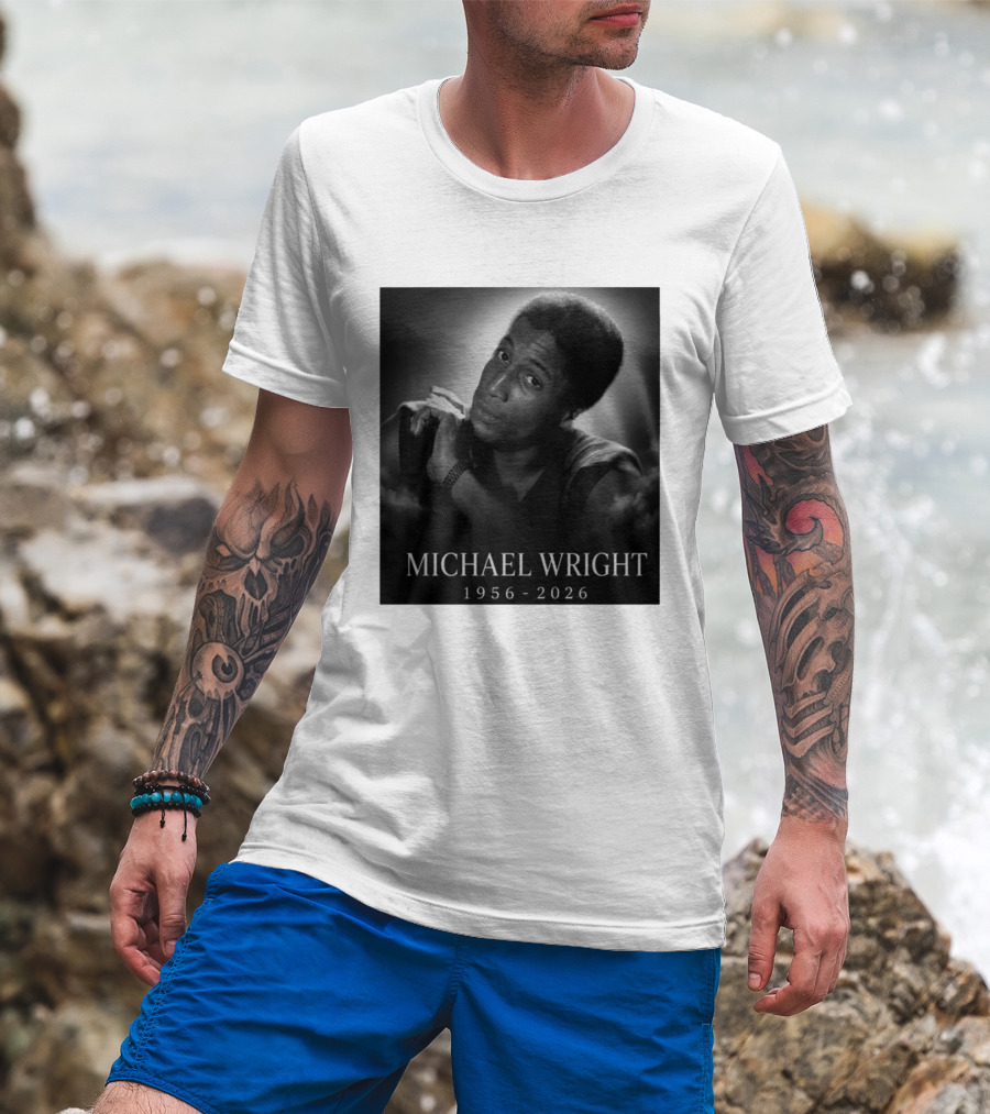 Michael Wright 1956 2026 Memoriam T-Shirt