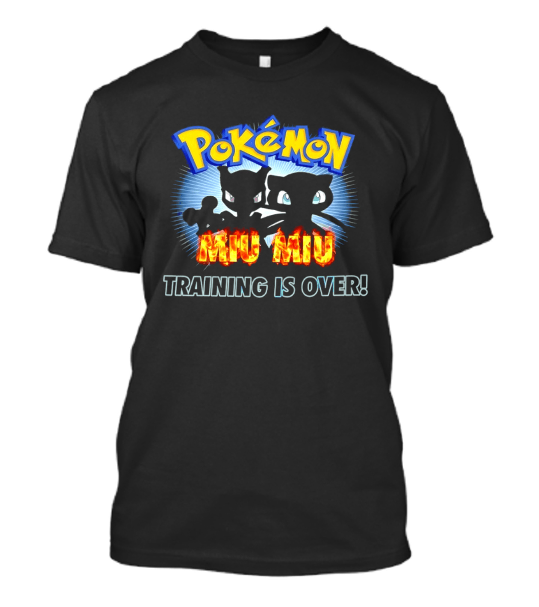 Pokémon Miu Miu Training Is Over Iconic Characters Fire T-Shirt