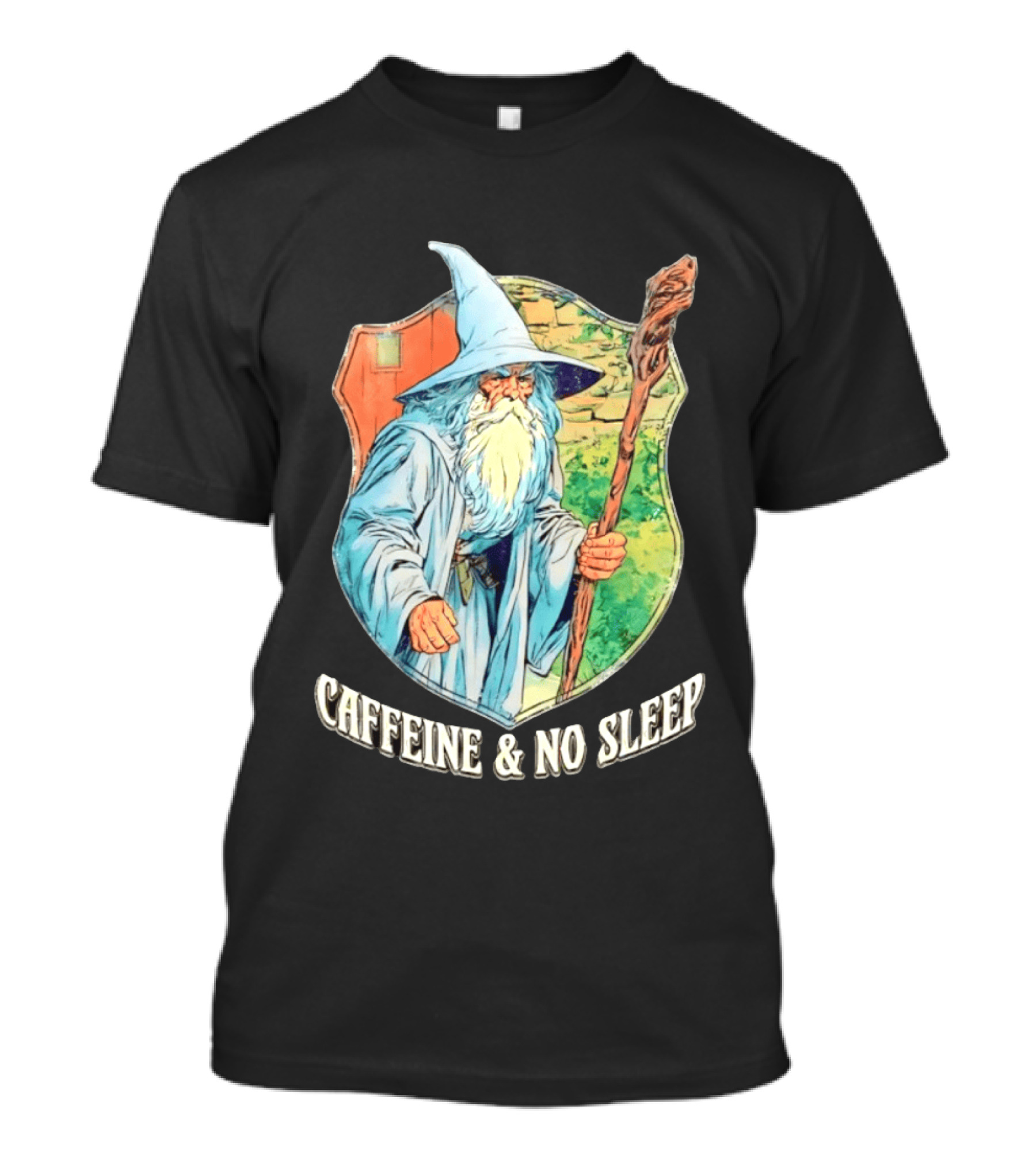 Wizard Caffeine & No Sleep T-Shirt