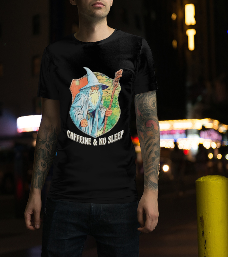 Wizard Caffeine & No Sleep T-Shirt