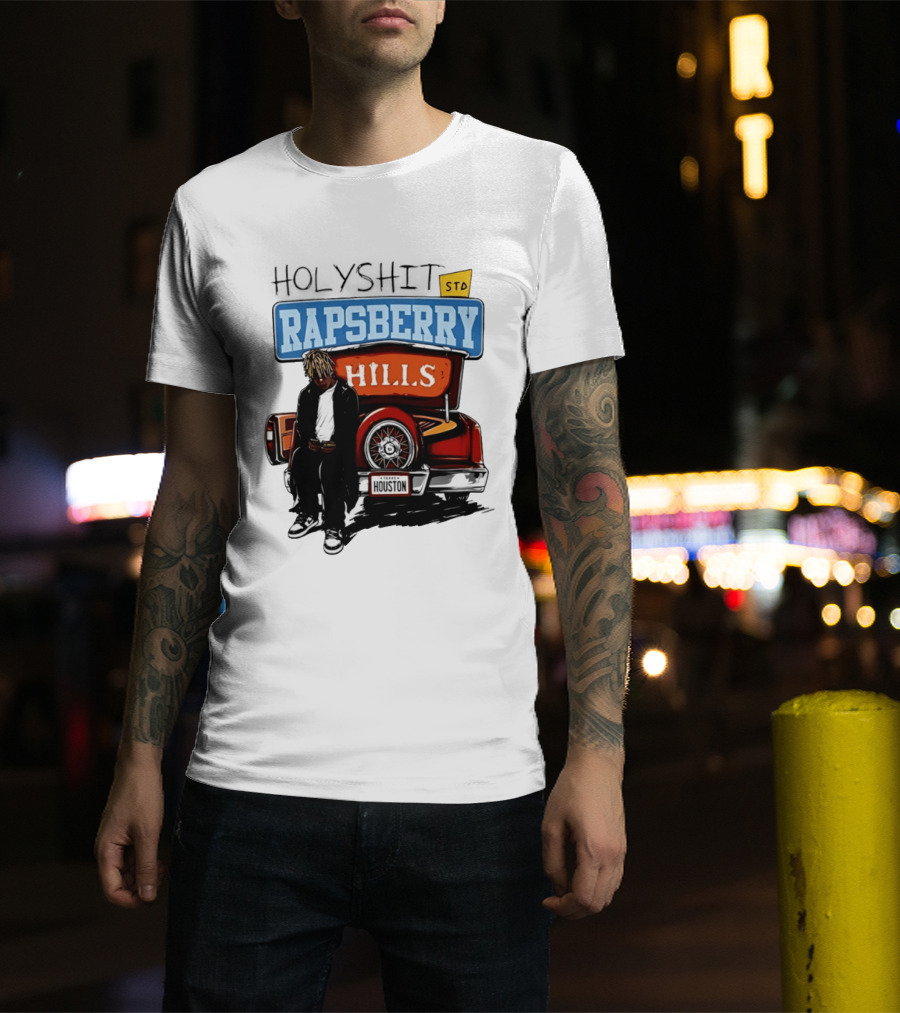 Holyshit Std Rapsberry Hills Houston Texas Car Scene T-Shirt