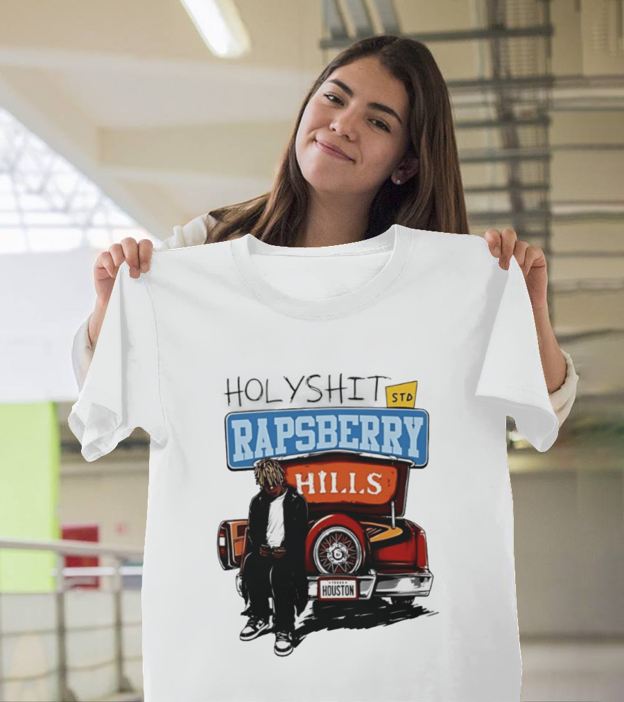 Holyshit Std Rapsberry Hills Houston Texas Car Scene T-Shirt