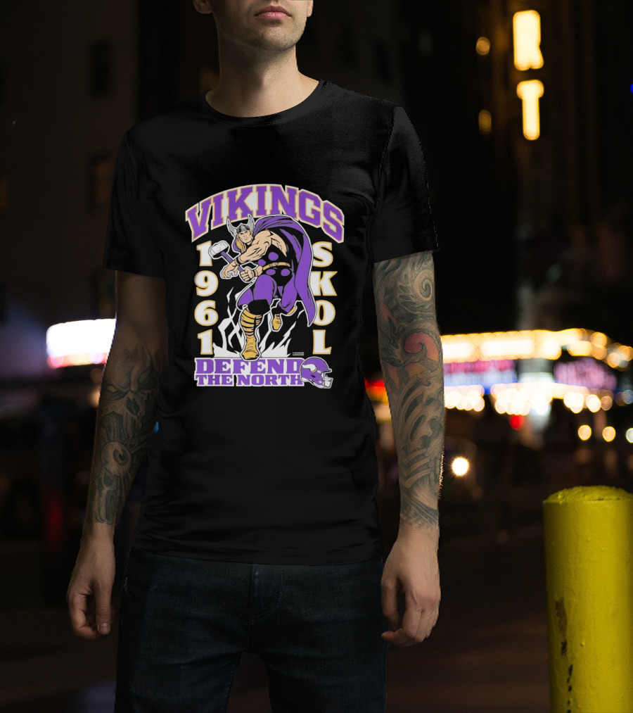 Vikings Defend The North Skol 1961 Minnesota T-Shirt