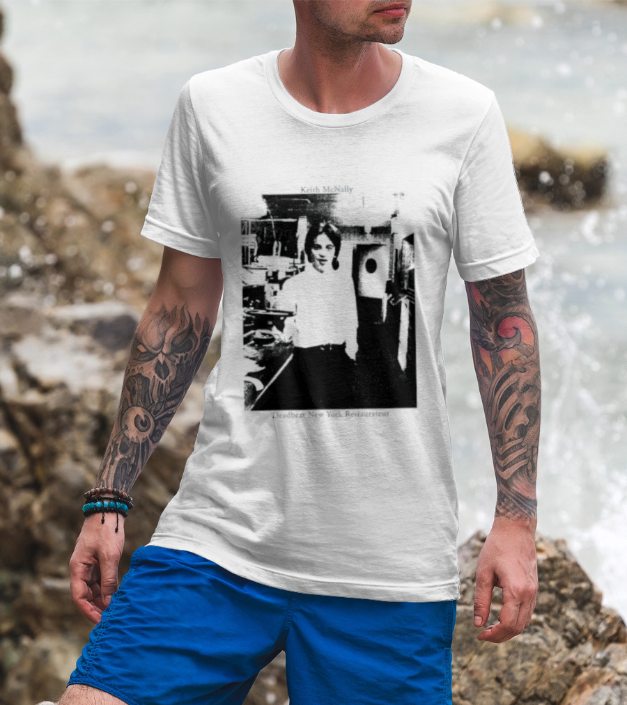 Keith McNally Dead Beat New York Restaurateur Black And White T-Shirt