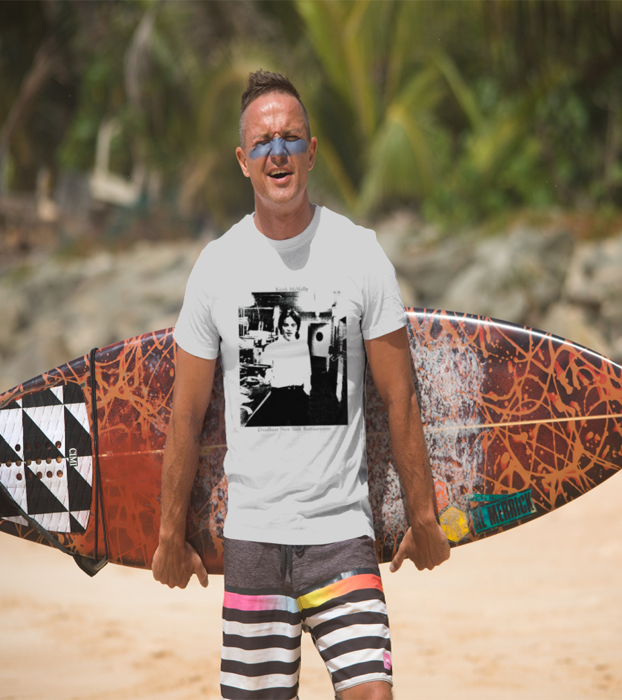 Keith McNally Dead Beat New York Restaurateur Black And White T-Shirt