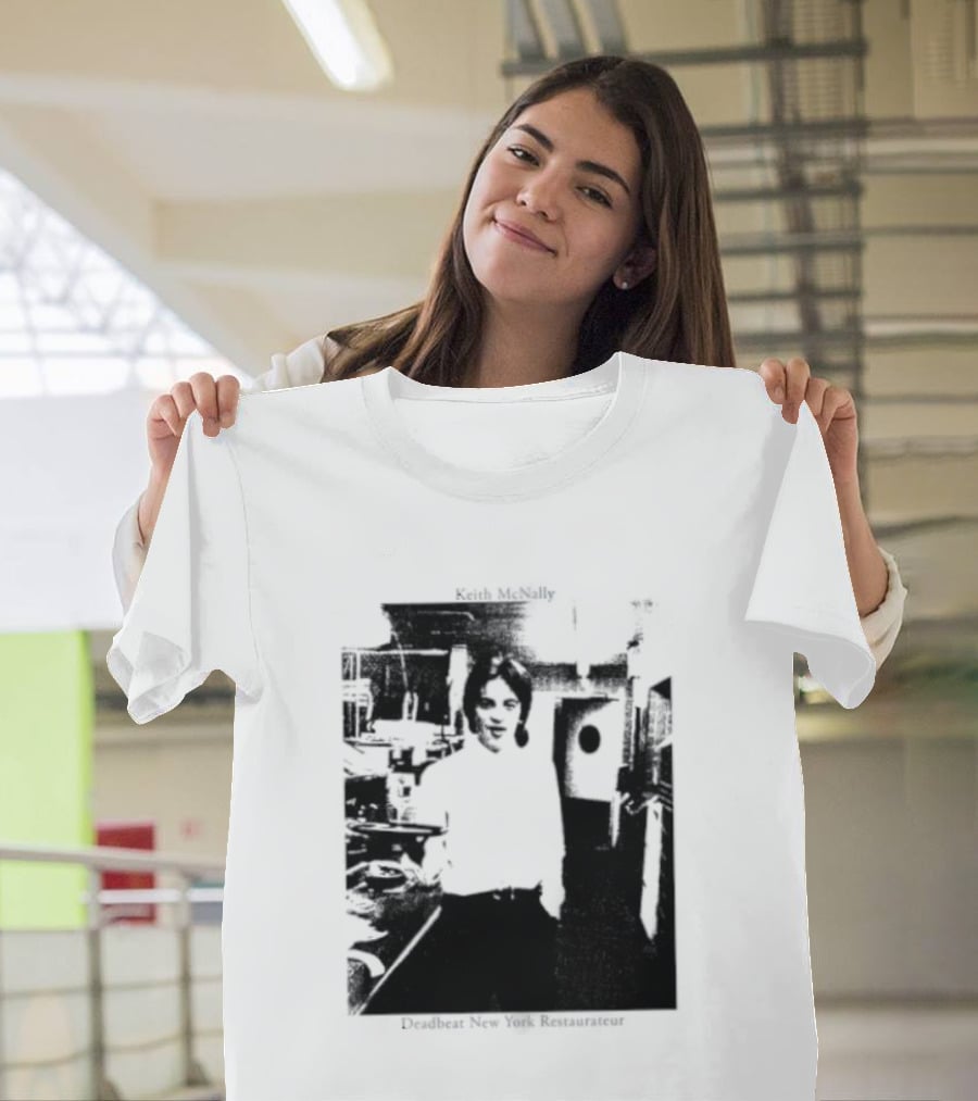 Keith McNally Dead Beat New York Restaurateur Black And White T-Shirt