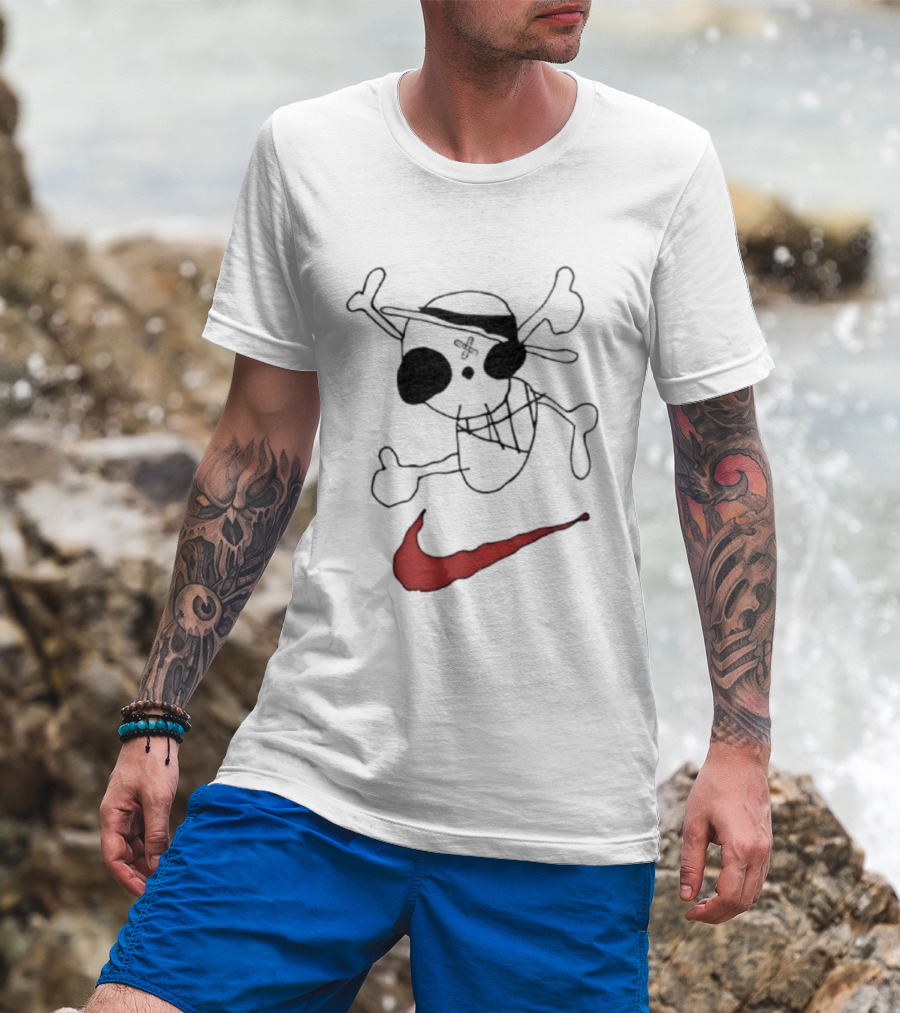 One Piece Luffy Iwara Jolly Roger 2026 Nike T-Shirt