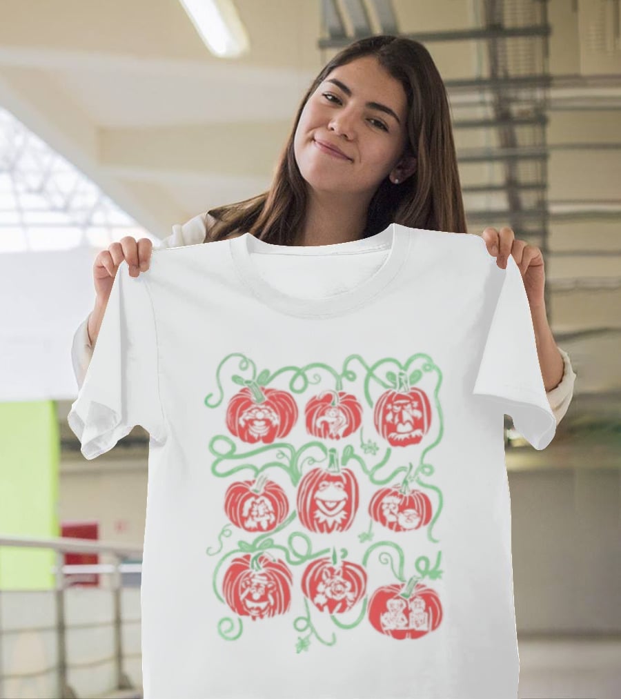 Puppet Pumpkins Muppets Halloween Collage T-Shirt