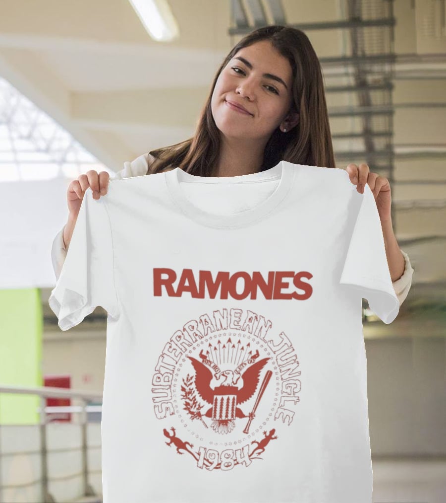 Ramones Subterranean Jungle 1984 Hey Ho Let's Go T-Shirt