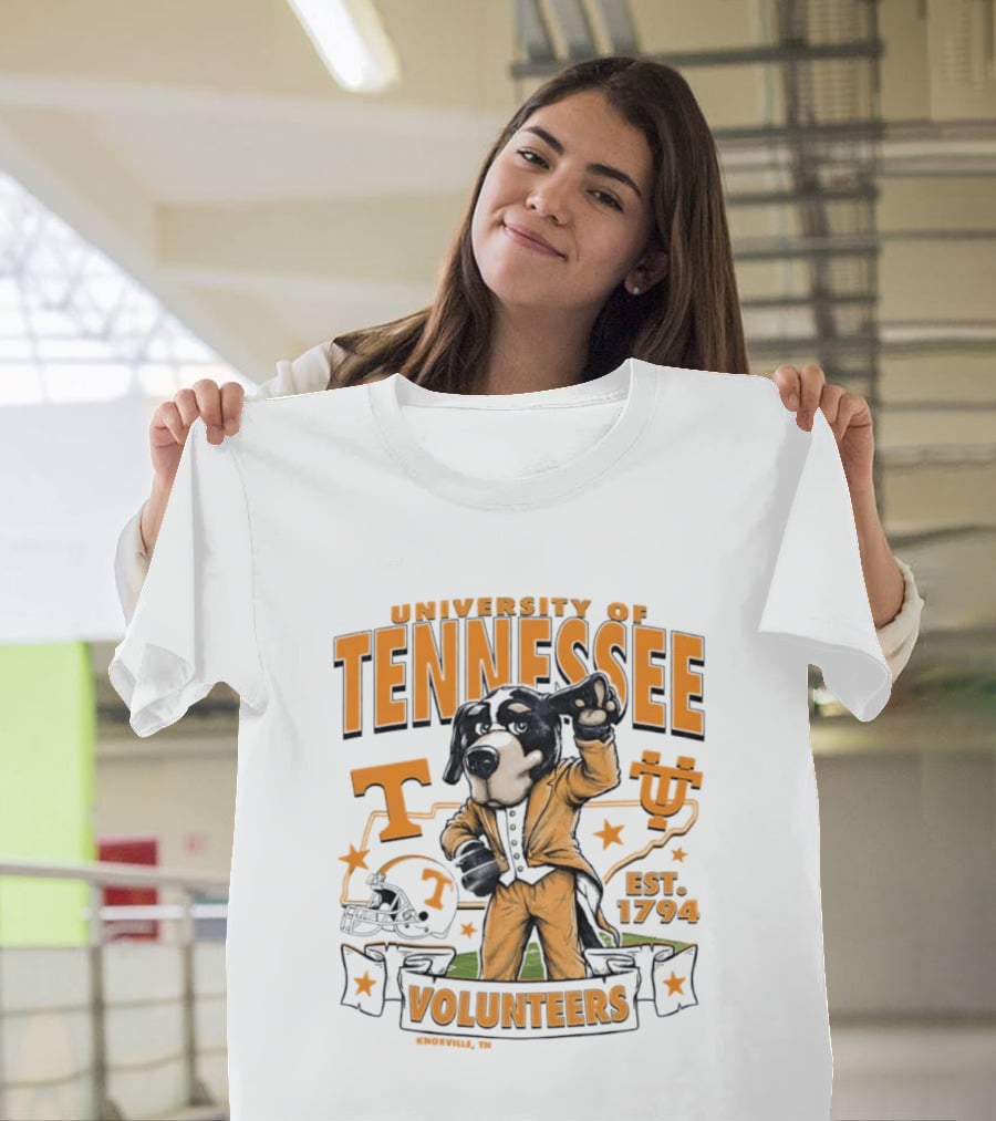 University Of Tennessee Volunteers Mascot Est 1794 Knoxville TN T-Shirt