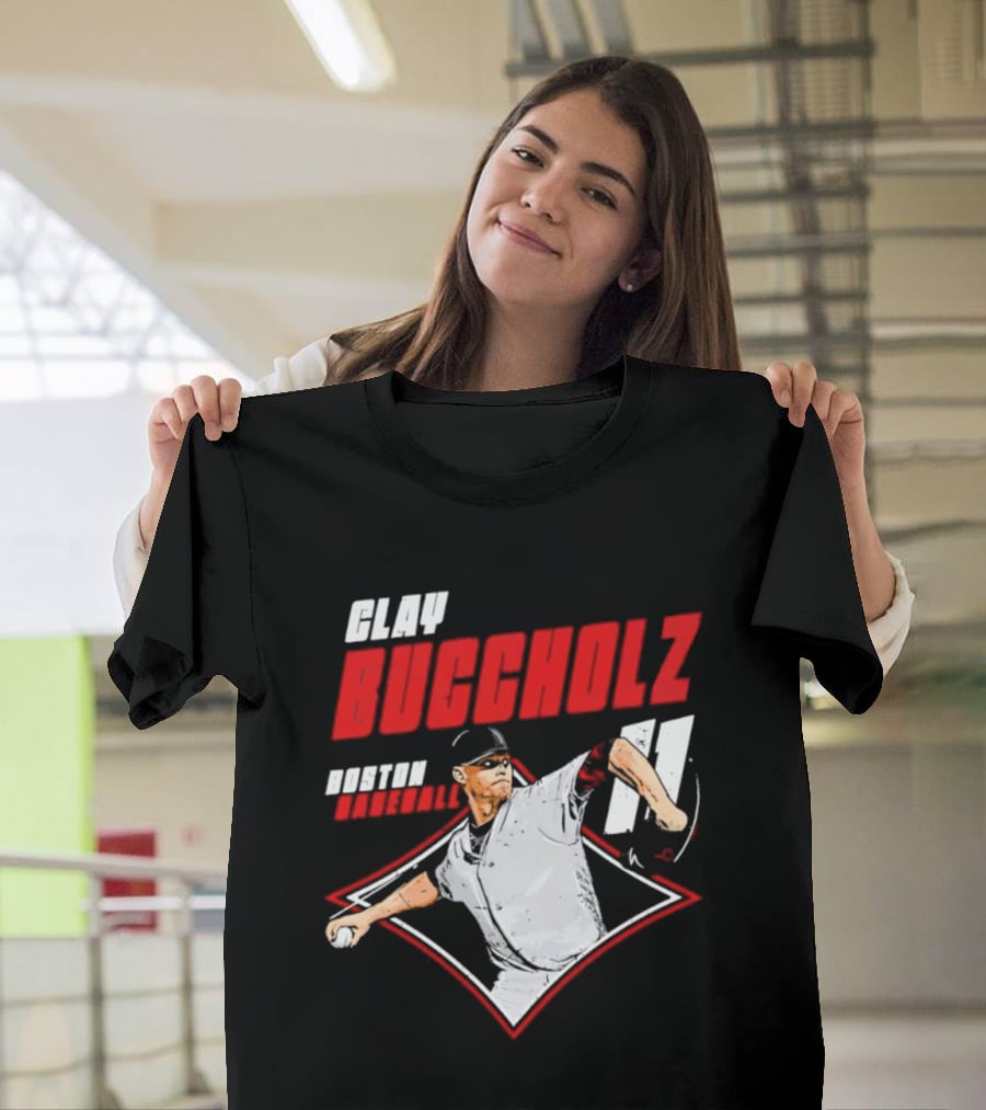 Clay Buccholz 11 Boston Red Sox Pitching Legend T-Shirt