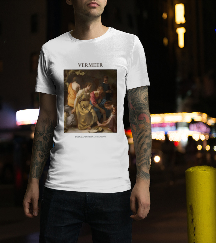 Vermeer Diana And Her Companions 1655 Gogh Company T-Shirt
