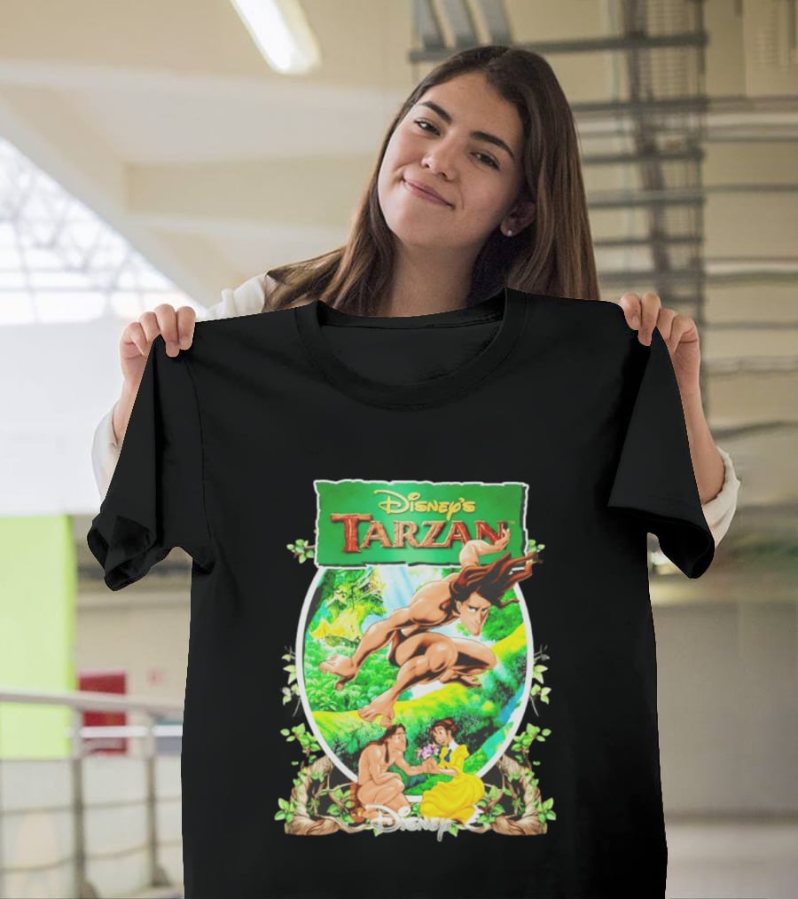 Disney's Tarzan Jungle Adventure Jane Animation Scene T-Shirt
