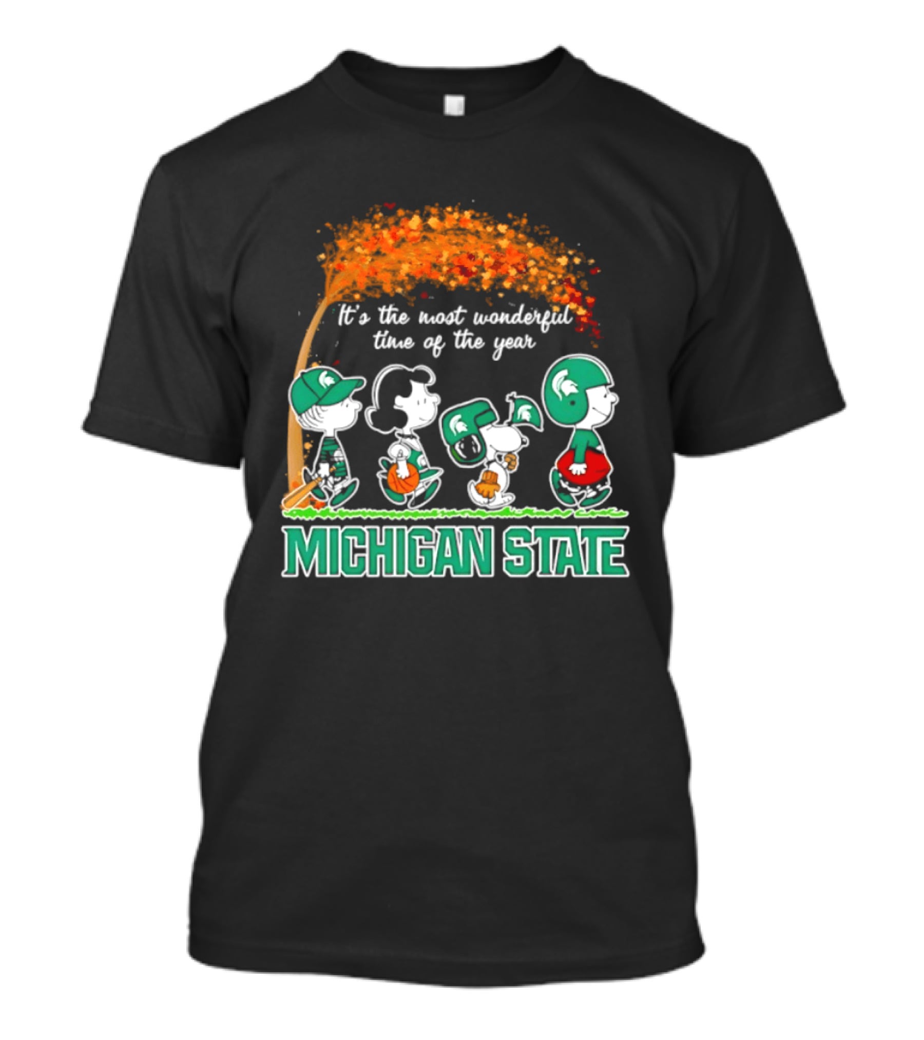Michigan State Peanuts It's The Most Wonderful Time Of The Year Halloween 2026 T-Shirt