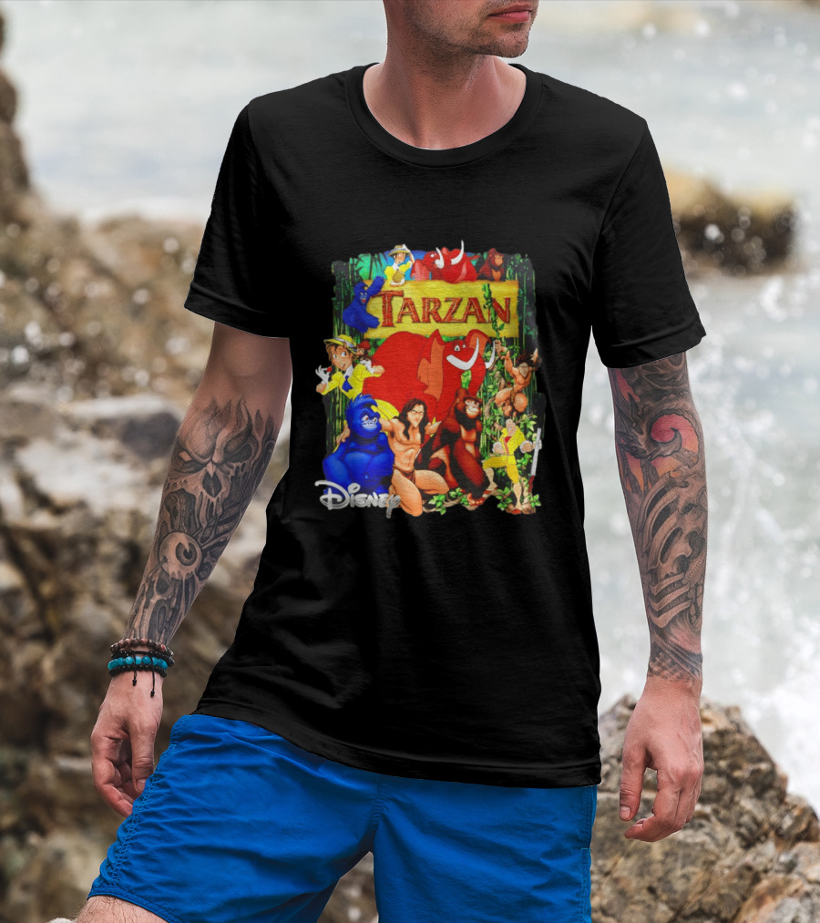 Disney Tarzan Characters Jane Porter Terk Adventure T-Shirt