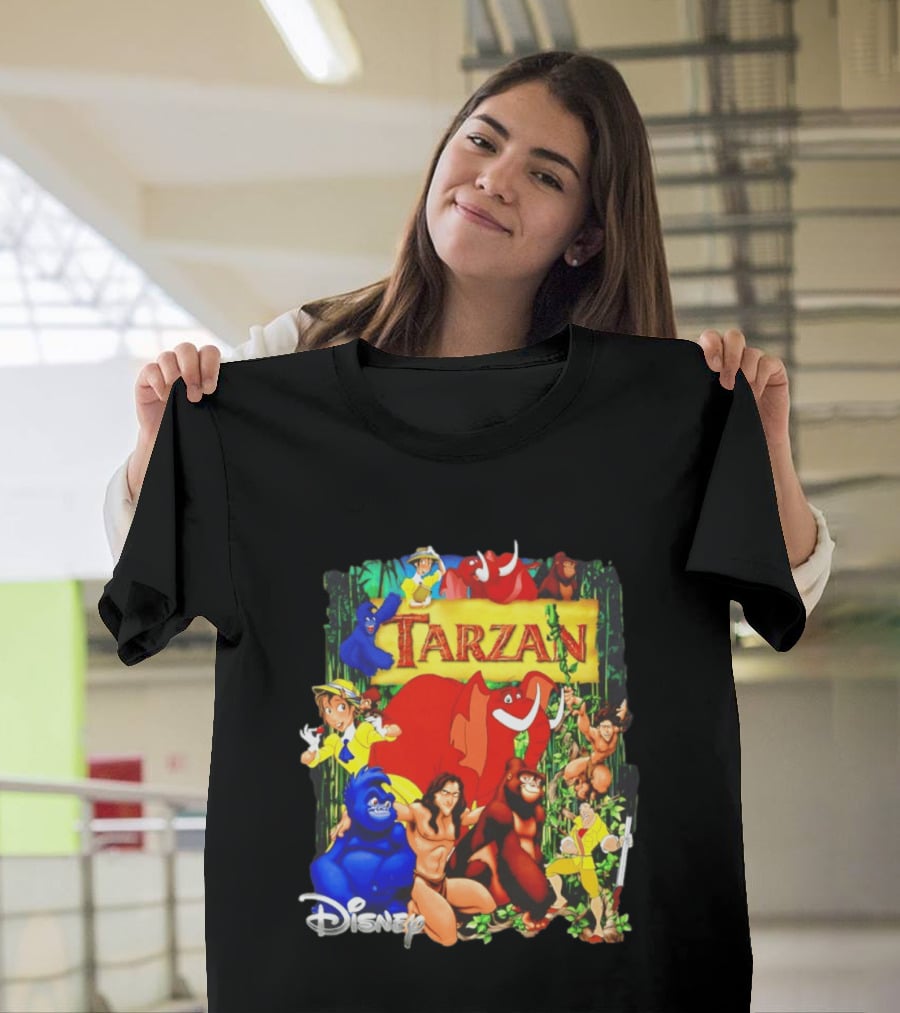 Disney Tarzan Characters Jane Porter Terk Adventure T-Shirt