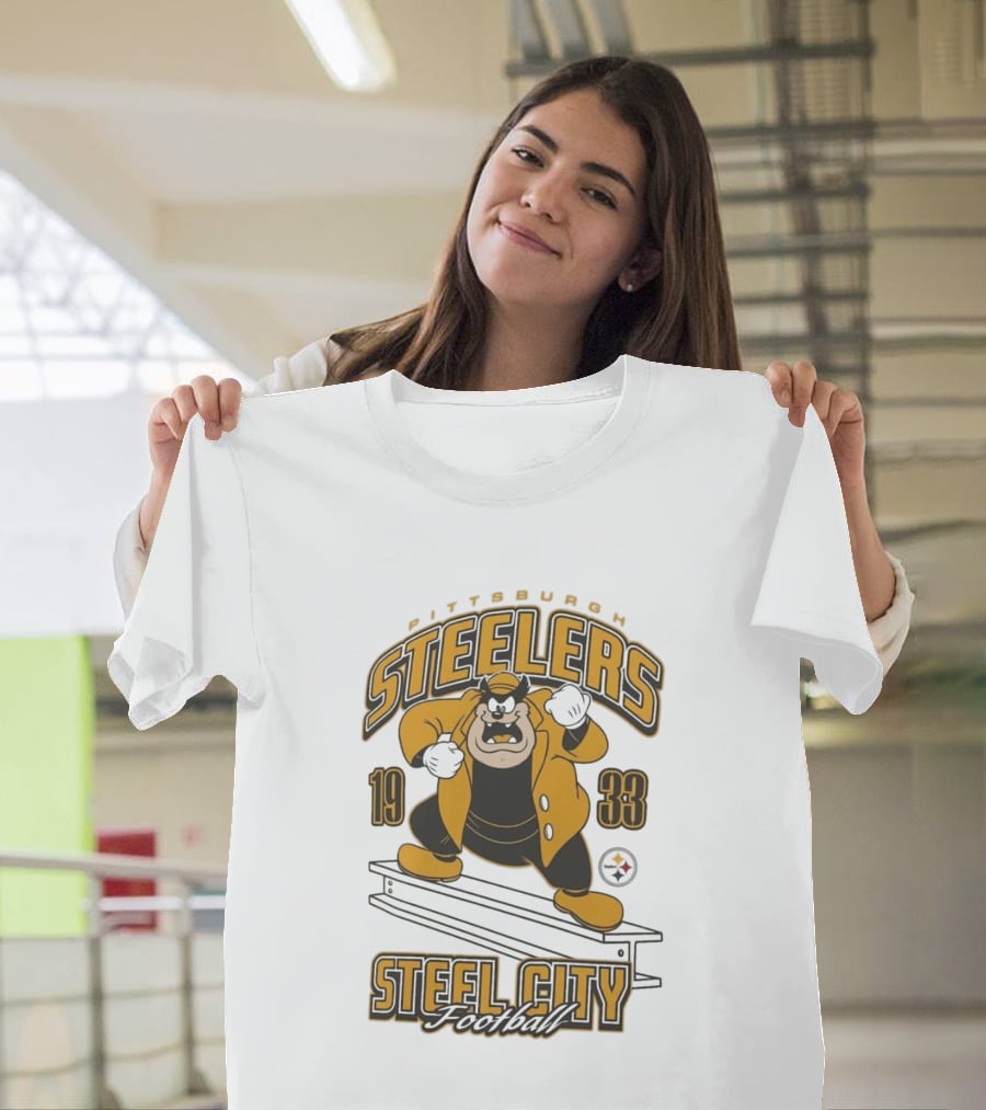 1933 Pittsburgh Steelers Steel City Football T-Shirt