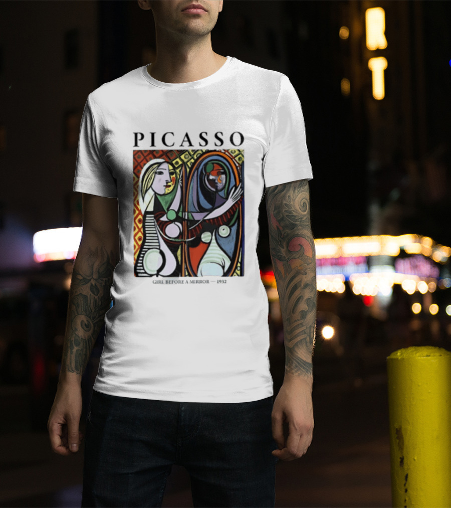 Pablo Picasso Girl Before A Mirror Painting T-Shirt