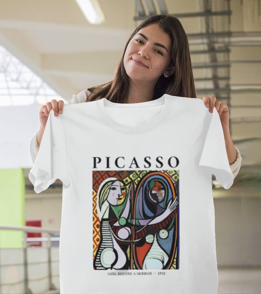 Pablo Picasso Girl Before A Mirror Painting T-Shirt