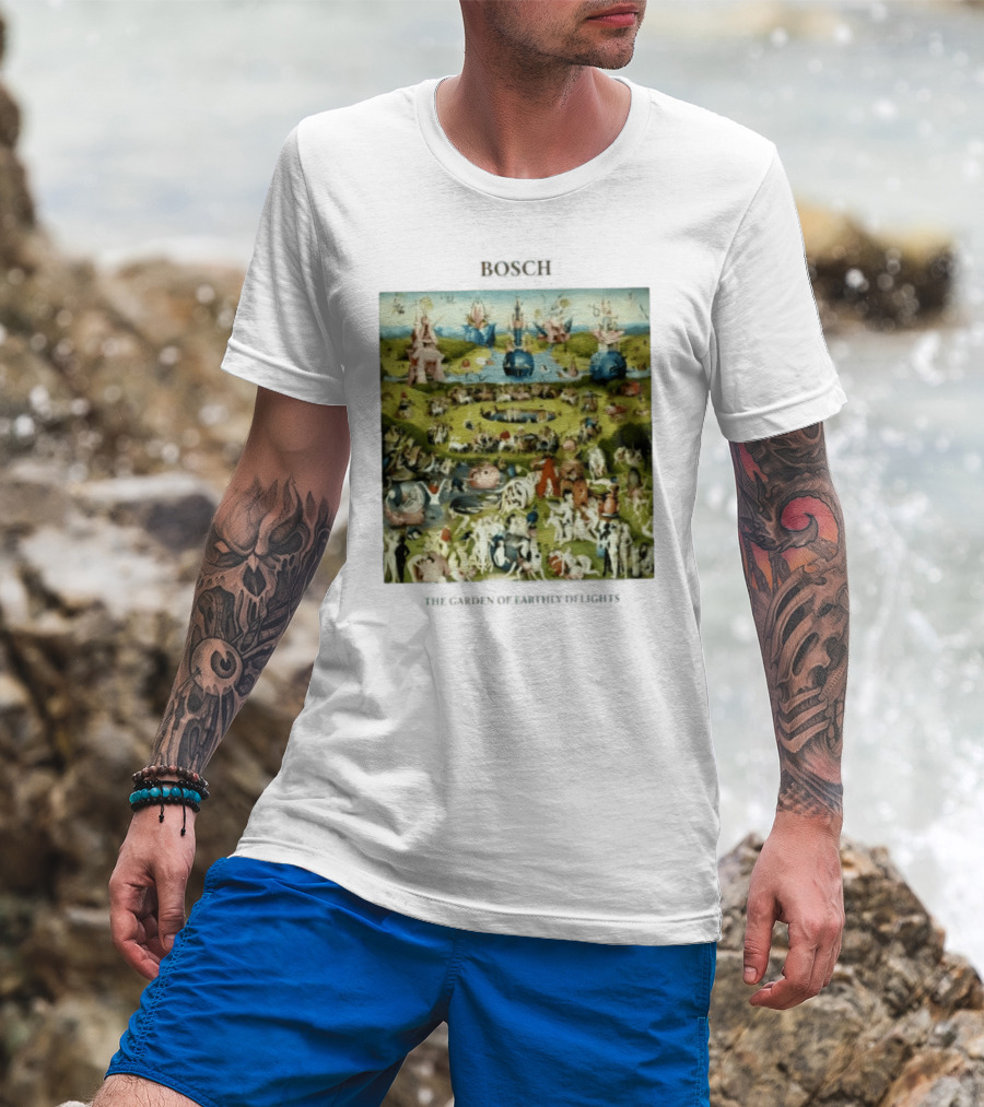 Bosch The Garden Of Earthly Delights Painting T-Shirt