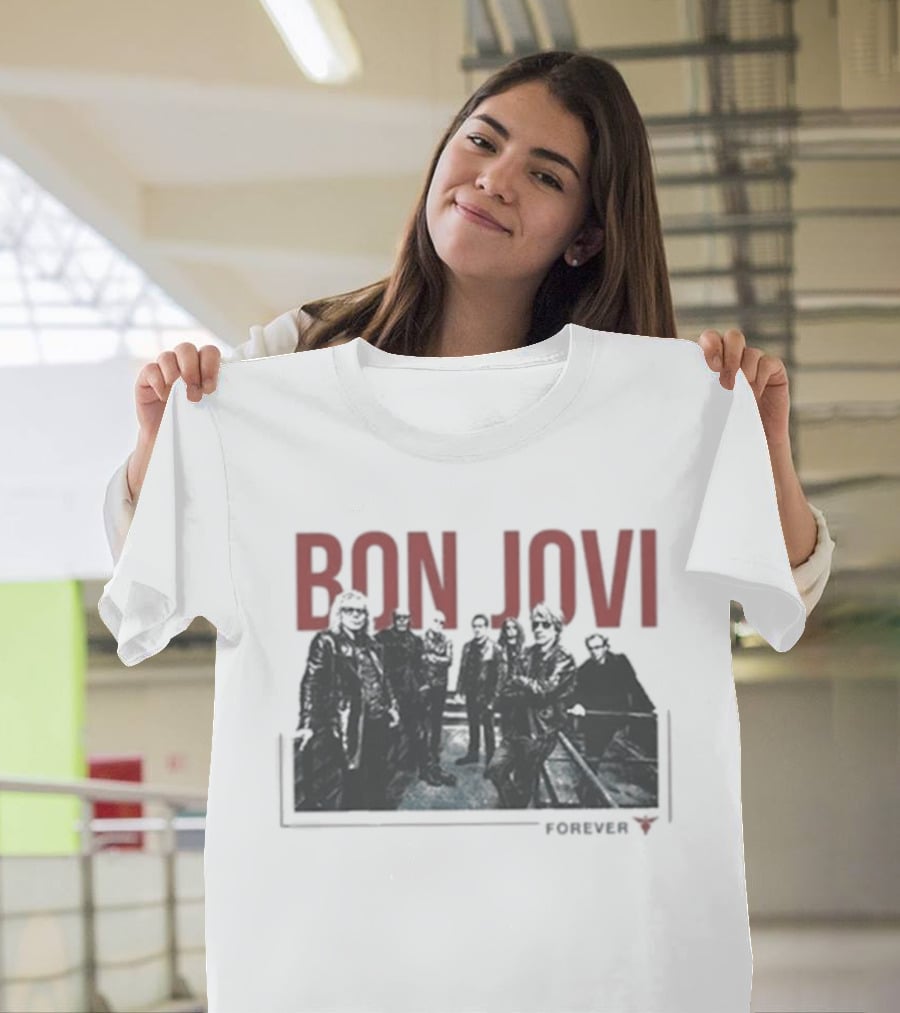 Bon Jovi Forever Band Cut Out T-Shirt