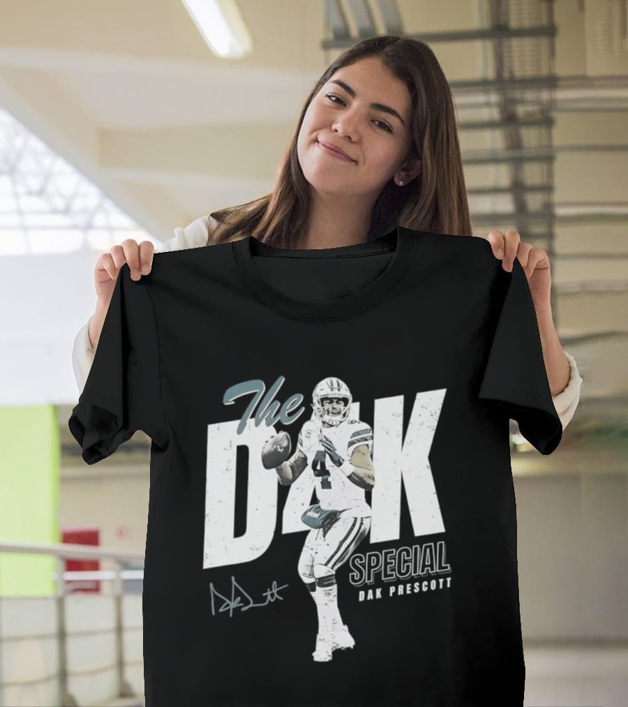 The D4k Special Dak Prescott Dallas Cowboys Football Player T-Shirt