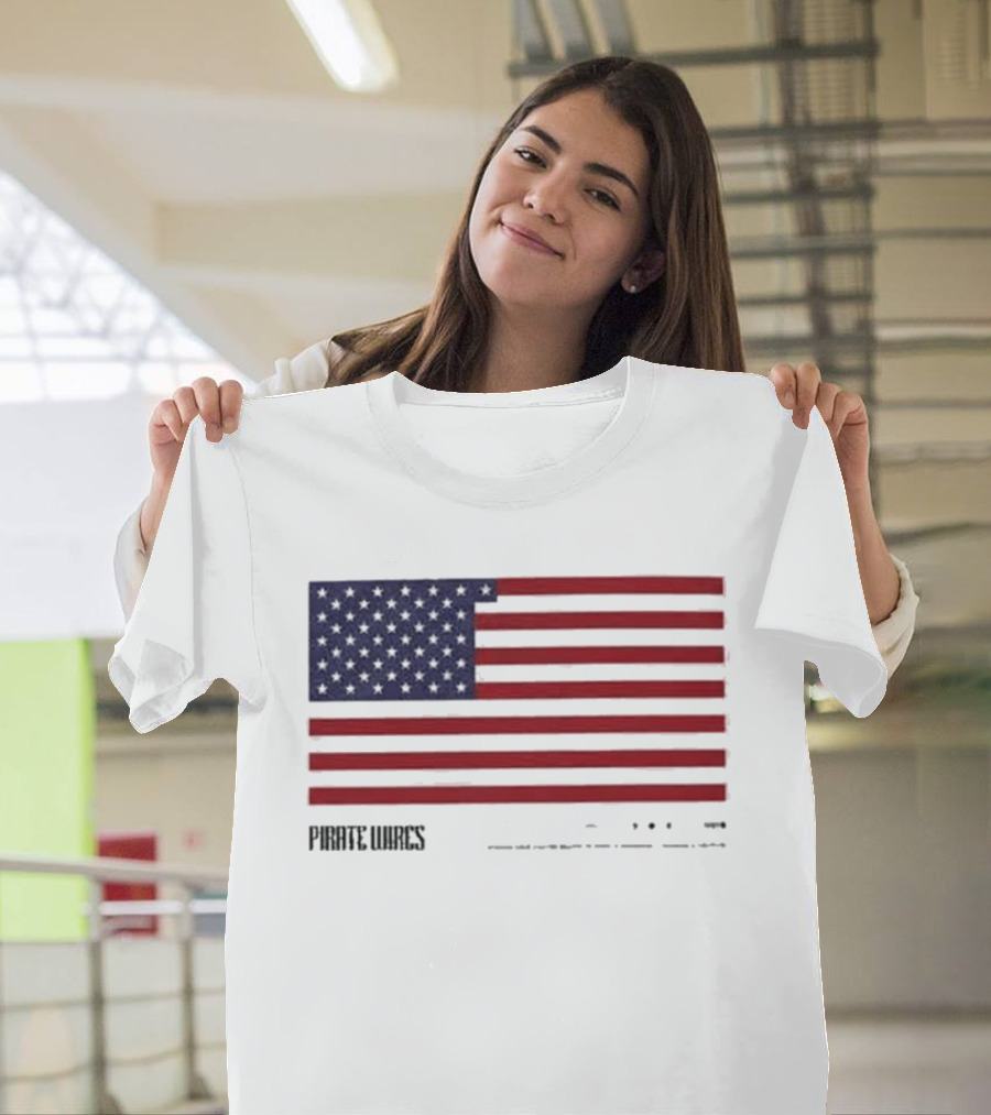 Pirate Wires Moon Should Be A State US Flag T-Shirt