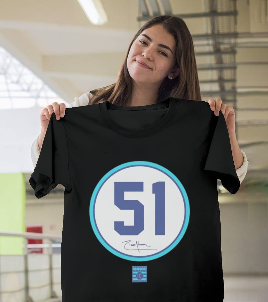 Randy Johnson Seattle Mariners 51 2015 National Baseball Hall Of Fame Induction T-Shirt