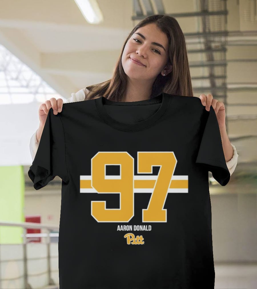 Aaron Donald 97 Pitt Panthers Football T-Shirt