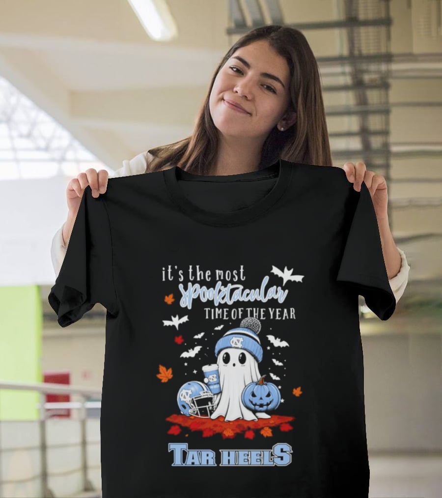 North Carolina Tar Heels Ghost Spooktacular Halloween 2026 Celebration T-Shirt