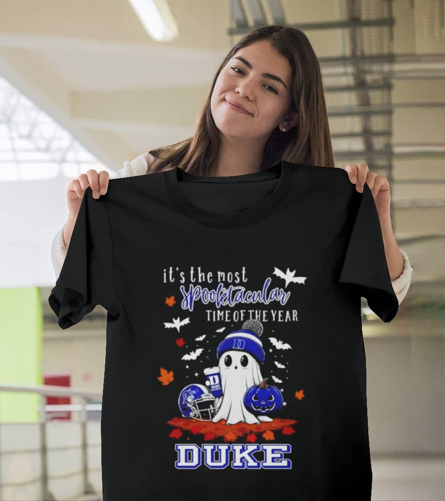 Duke Blue Devils Halloween Ghost Spooktacular Time Of The Year 2026 T-Shirt